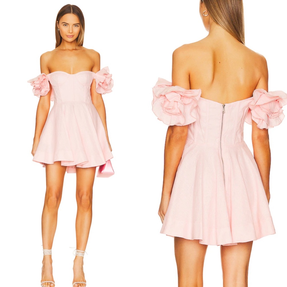 Bardot Sigma Mini Dress in Soft Pink